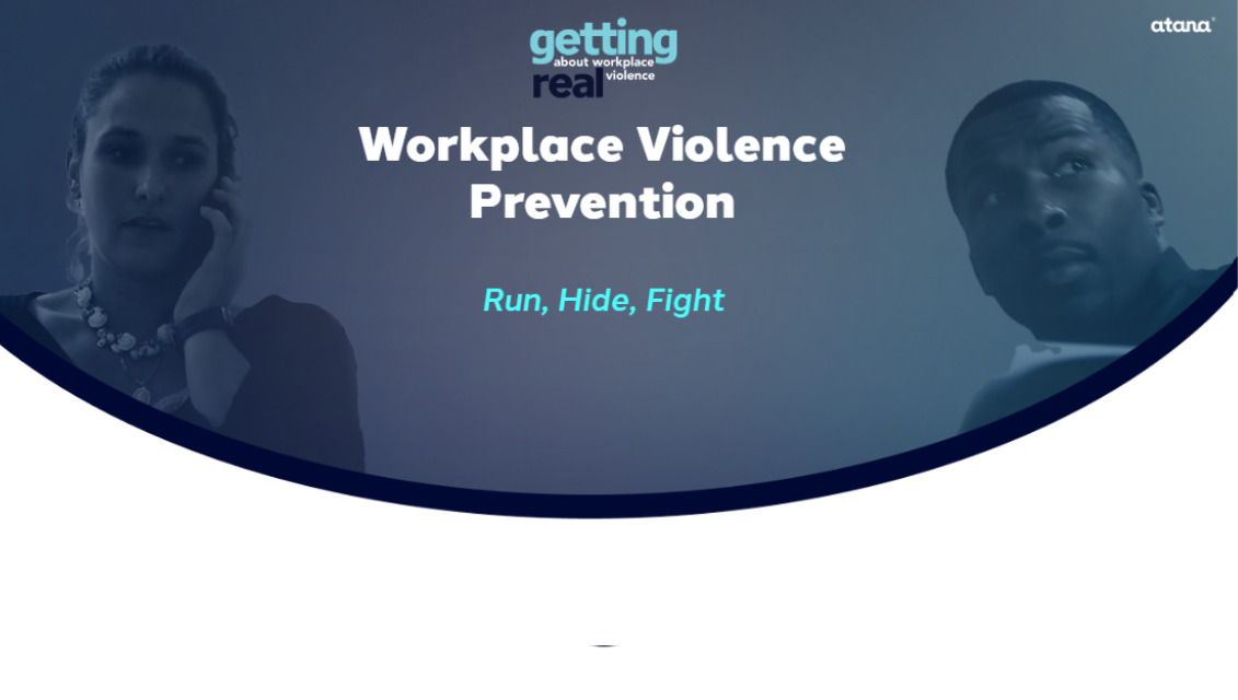 Poster image for the Getting Real about Workplace Violence course, module 3