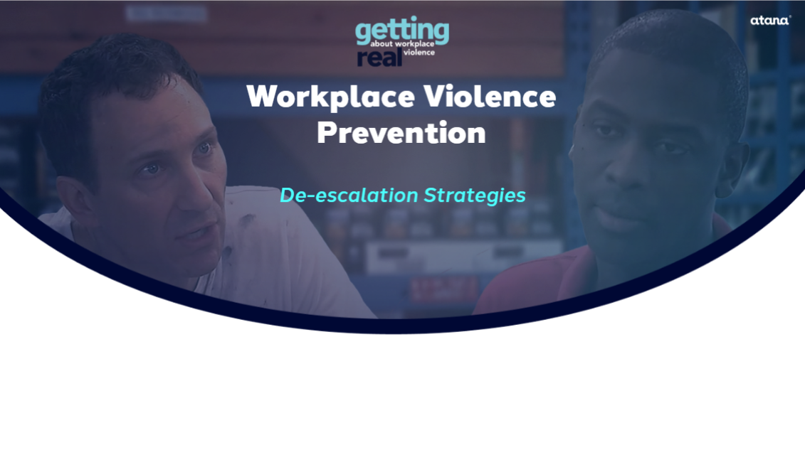 Poster image for the Getting Real About Workplace Violence course, module 4 