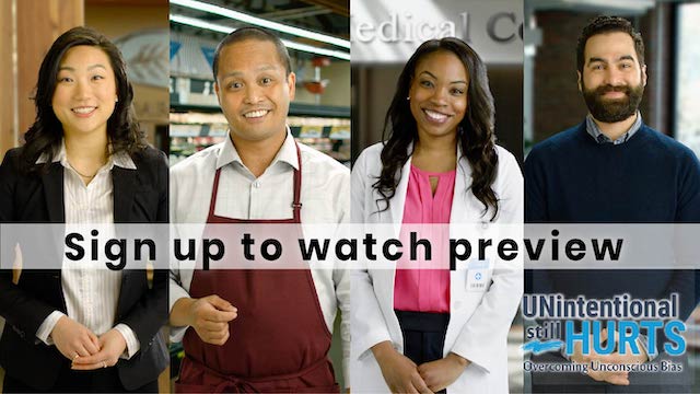 Image of different hosts featured in the Unintentional Still Hurts eLearning course
