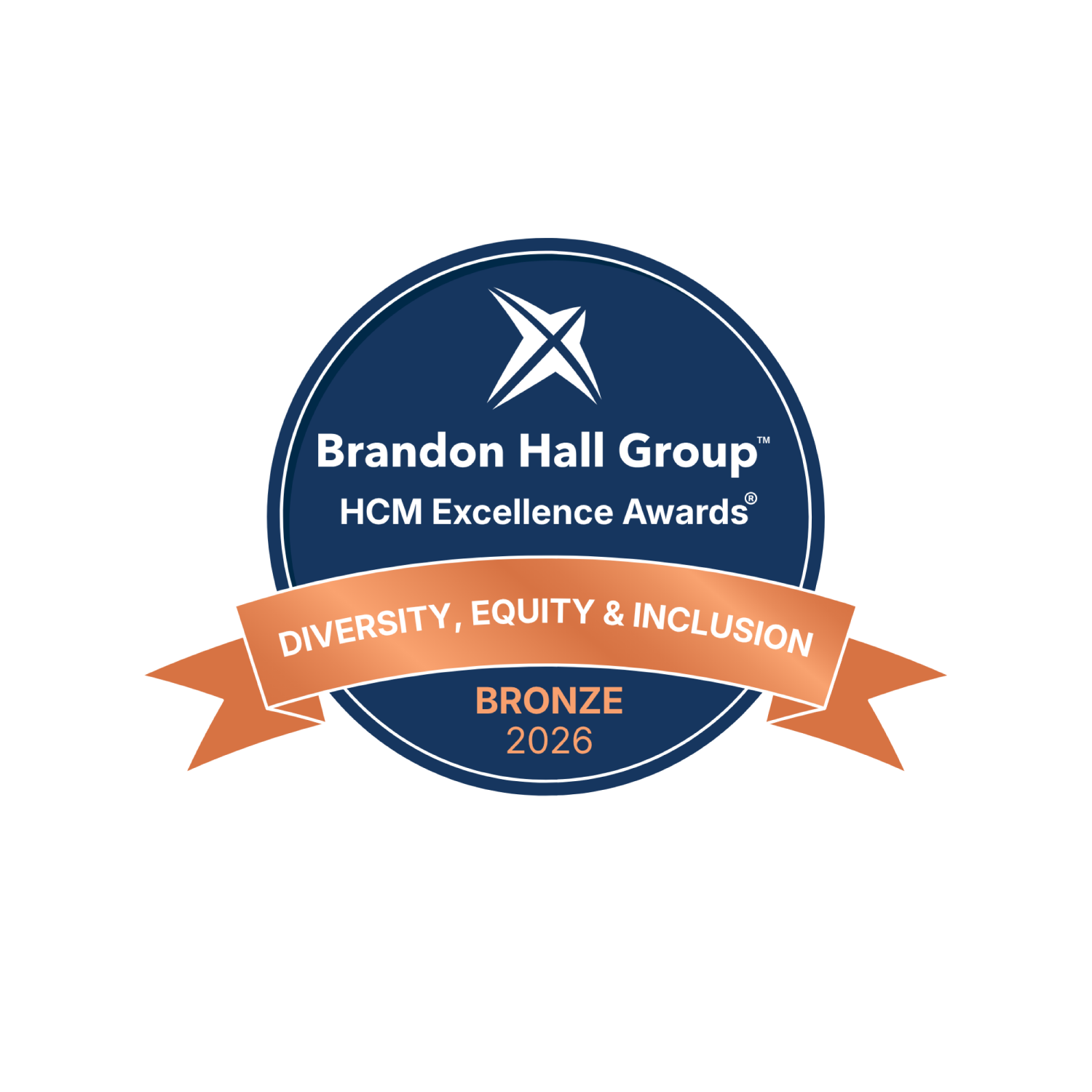 Badge for Bronze Brandon Hall Group HCM Excellence Award