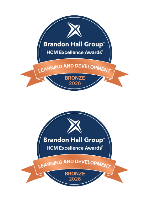 Badge for bronze Brandon Hall Group HCM Excellence Award
