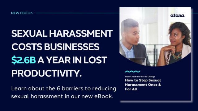 Text describing a new Sexual Harassment ebook