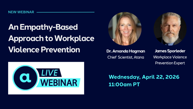 Text screen announcing a March 25 2026 Atana Product Showcase Webinar 