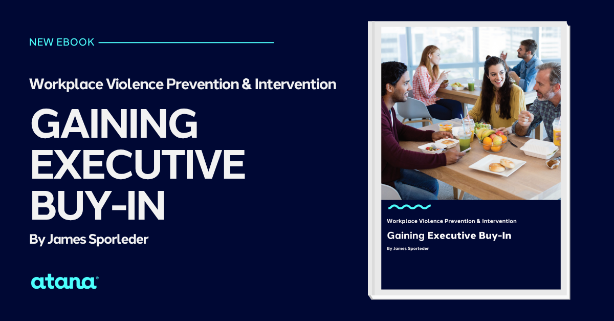 Picture of new eBook on workplace violence prevention and Gaining Executive Buy-in